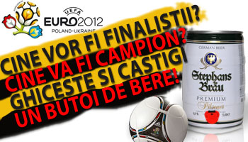Un butoi de bere la fiecare meci ramas din EURO 2012