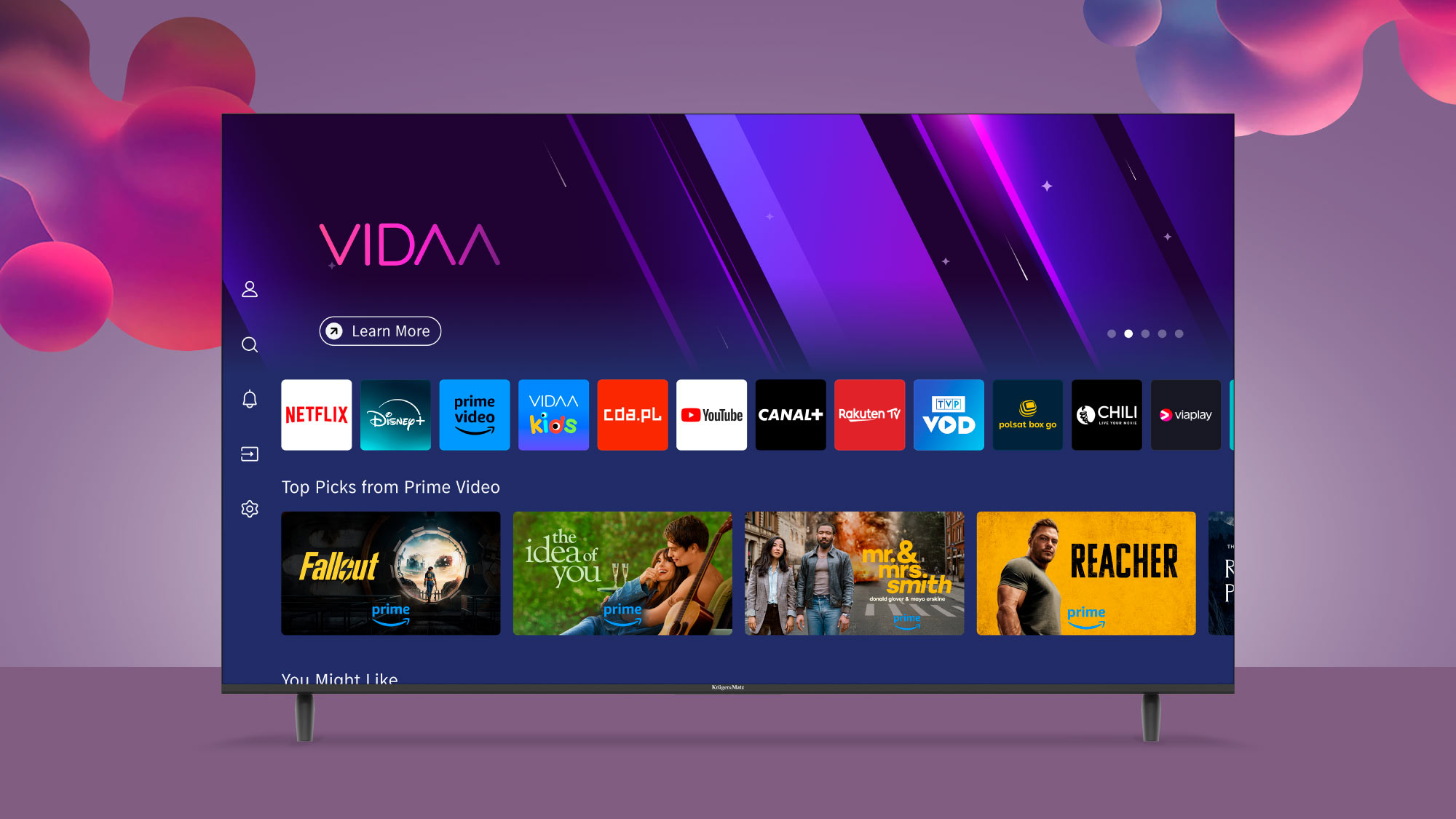 Smart TV cu sistem VIDAA Televizor Smart