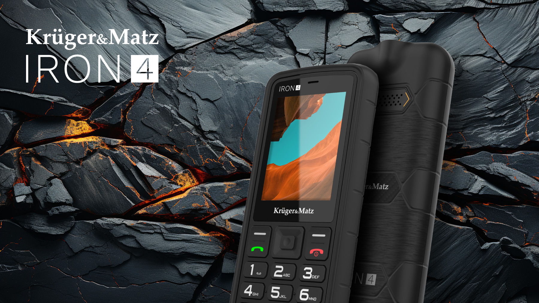 Telefon Kruger&Matz IRON 4 Telefon Kruger&Matz IRON 4
