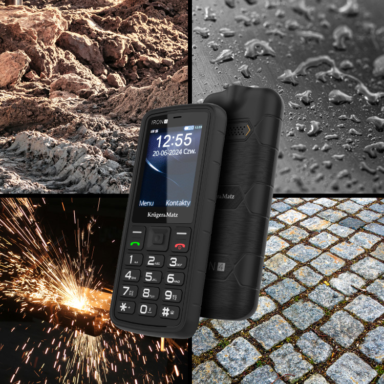 Pentru lucrul in conditii dificile Telefon armat