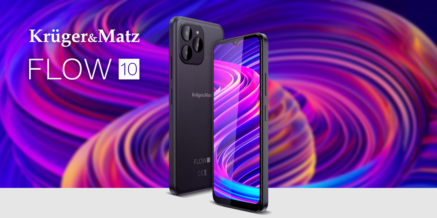 Smartphone Flow 10 negru Kruger&Matz Smartphone Flow 10 negru