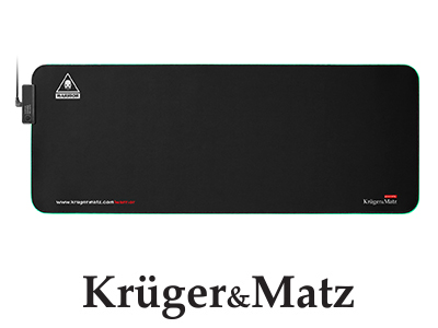 Mouse pad si gaming iluminat Warrior Kruger&Matz