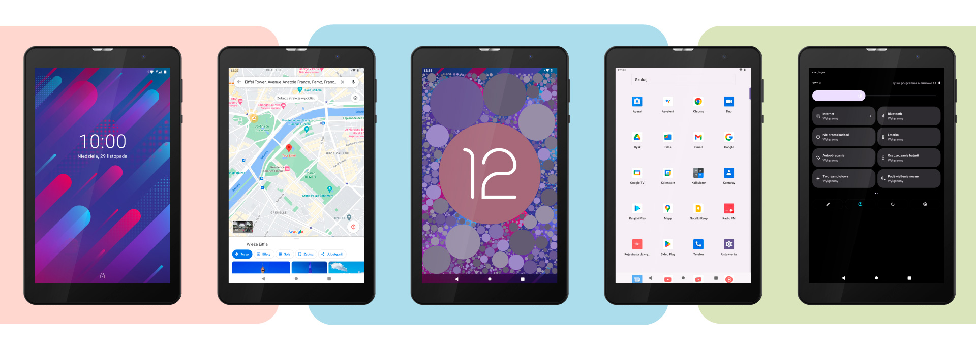 Android 12 Tableta cu sistem de operare Android