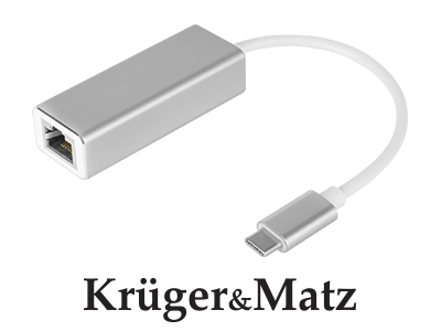 ADAPTOR RETEA USB TIP C - RJ45 GIGABIT KRUGER&MATZ