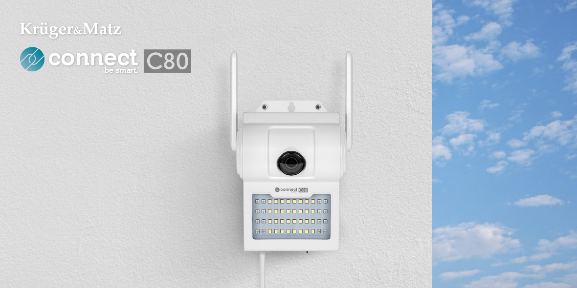 Camera Wi-Fi pentru exterior Kruger&Matz Connect C80