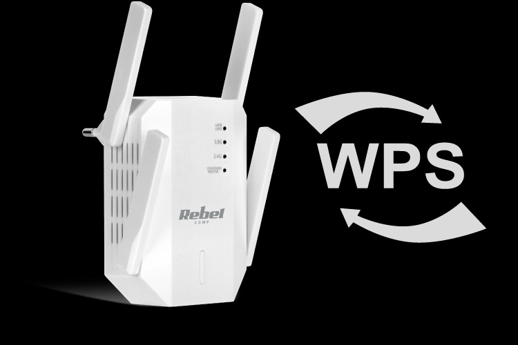 Repeater Wi-Fi cu WPS