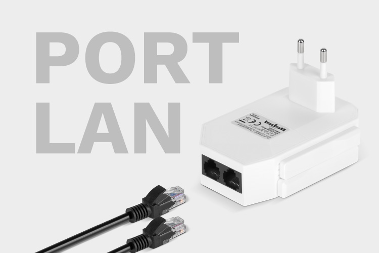 Range extender wifi cu port LAN