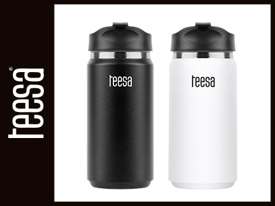 Termos alb/negru 350 ml Teesa