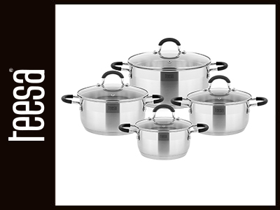 Set 4 oale inox Teesa Cook Expert Prime