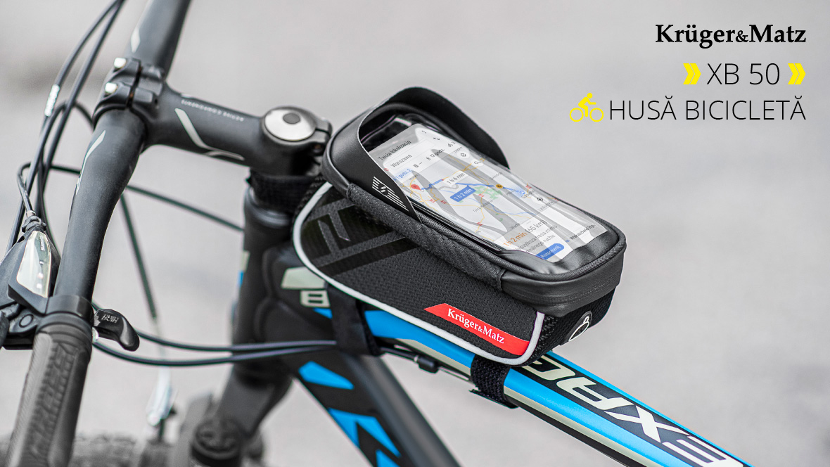 Husa impermeabila pentru bicicleta Kruger&Matz XB-50 Wodoodporna sakwa rowerowa na ramę Kruger&Matz XB-50