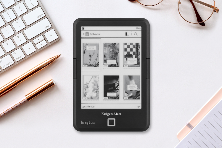 Baza solida Vrei sa petreci fiecare moment liber cu o carte? Acum poti avea cu tine intreaga biblioteca datorita noului e-book reader Library 3 de la Kruger&Matz . Produsul are sistemul de operare Android, ceeea ce va permite o buna functionare. Convinge-te singur!