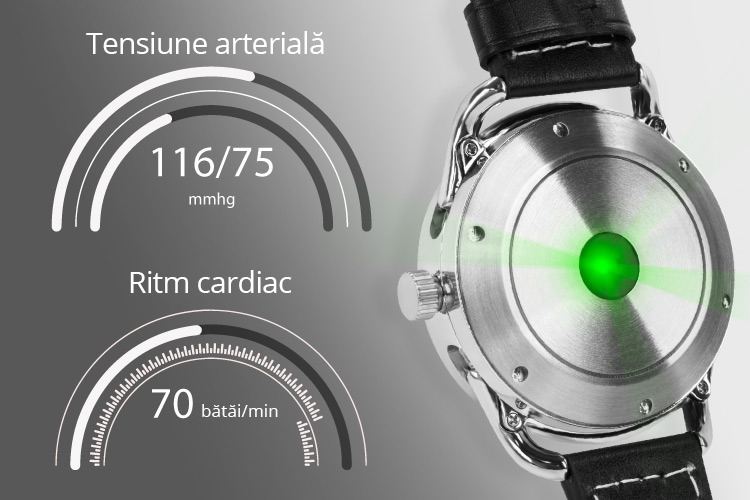 Ceas Kruger&Matz cu monitorizarea ritmului cardiac