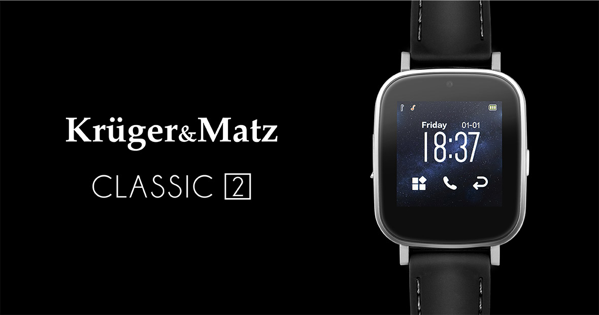 Smartwatch Classic 2 Smartwatch Kruger&Matz Classic 2
