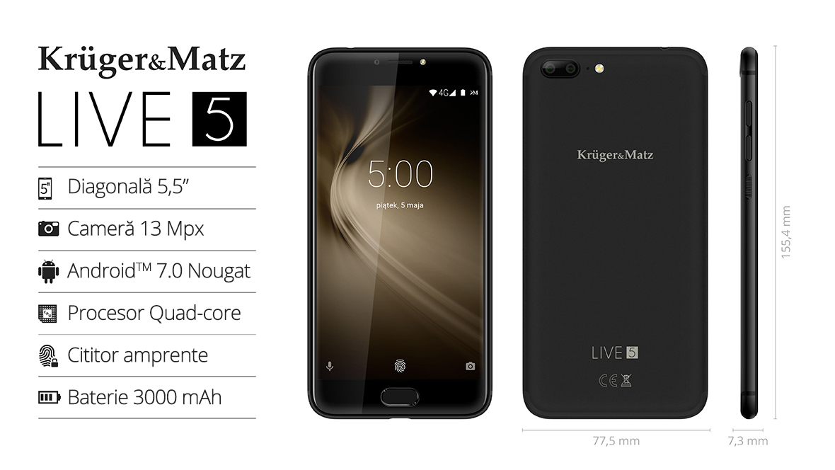 Smartphone Kruger&Matz LIVE 5