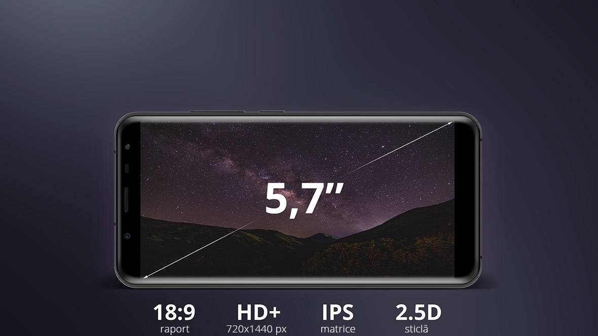 Fa cunostiinta cu un alt smartphone din seria LIVE de la Kruger&Matz – modelul LIVE 6+. Display-ul HD+ de 5.7 inch cu un raport al imaginii de 18:9 te va face sa vezi diferenta! Pe ecran poti vedea acum mai mult continut pe verticala, ceea ce va imbunatati confortul vizionarii pe Internet.