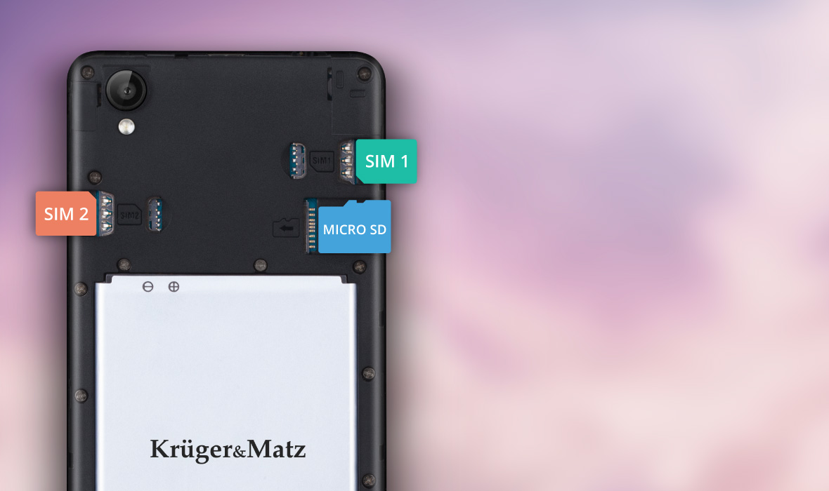In ciuda dimensiunilor compacte, MOVE 8 mini te va surprinde prin functionalitate. Pe langa faptul ca poti avea doua numere in acelasi telefon, smartphone-ul este dotat cu un slot pentru card micro SD. Astfel, nu trebuie sa alegi intre a-ti extinde memoria telefonului si functia dual SIM. 