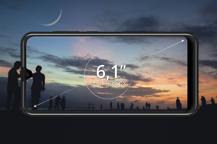 Smartphone cu display de 6,1”