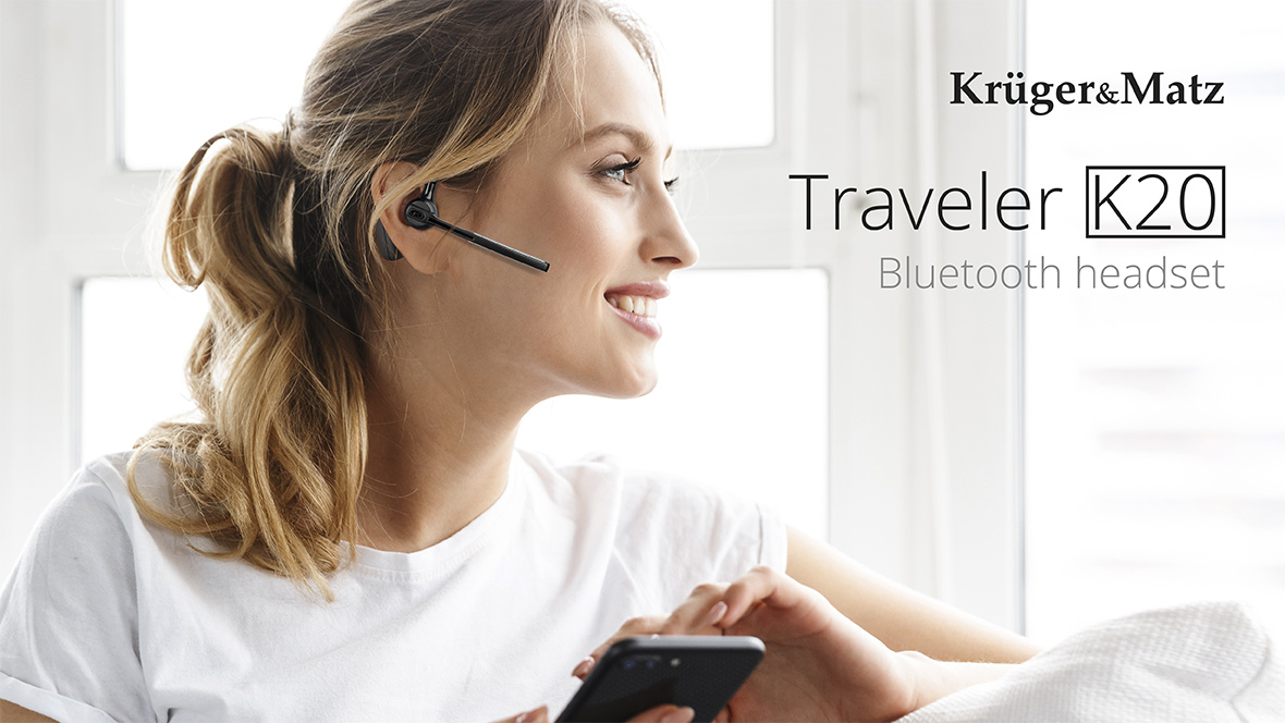 Casca Bluetooth Kruger&Matz Traveler K20 Casca Bluetooth Kruger&Matz Traveler K20