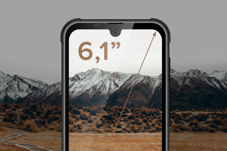 Smartphone cu ecran mare de 6,1” Smartfon z dużym wyświetlaczem 6,1”