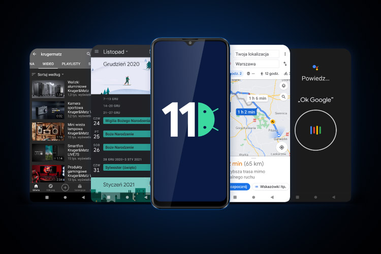 Functionare intuitiva Smartphone cu Android 11