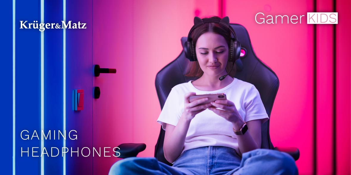 Casti de gaming pentru copii Kruger&Matz Street Kids Gamer Casti de gaming pentru copii Kruger&Matz Street Kids Gamer