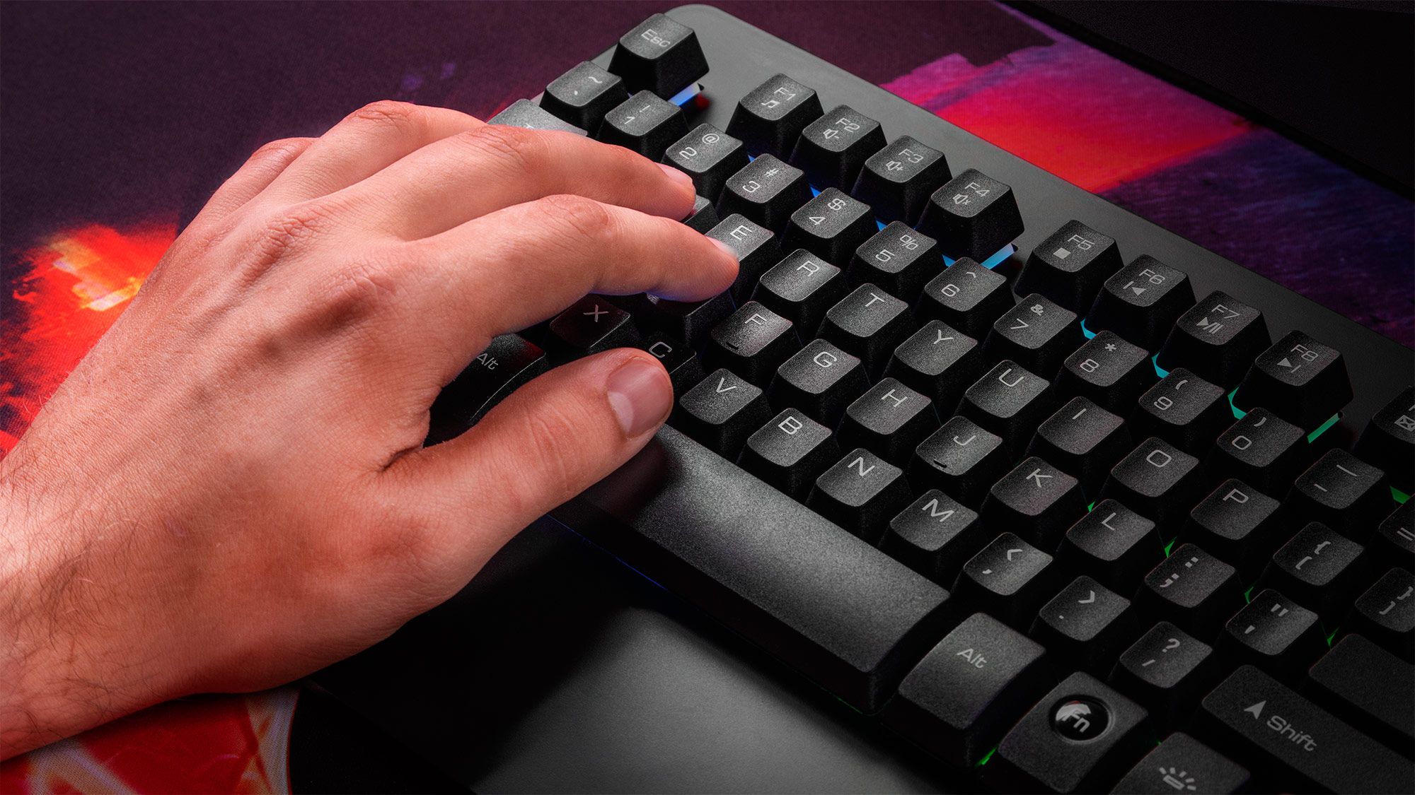 Nu lasa blocarea tastelor in combinatii sa iti intrerupa jocul! Tastatura GK-50 are incorporata tehnologie anti-ghosting, care creste numarul de taste detectate, oferind un confort ridicat in timpul jocului si un mai bun control pe toata durata sa. 
