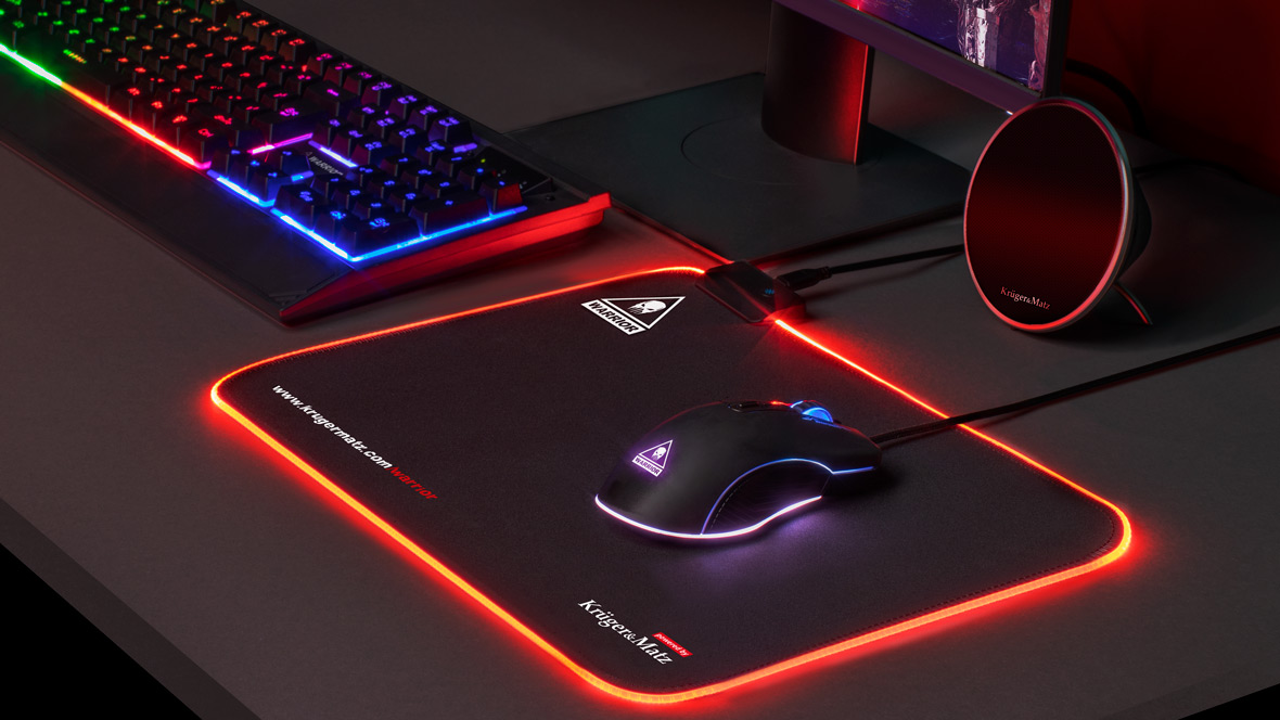Mouse pad gaming iluminat LED Kruger&Matz Mouse pad gaming iluminat LED Kruger&Matz