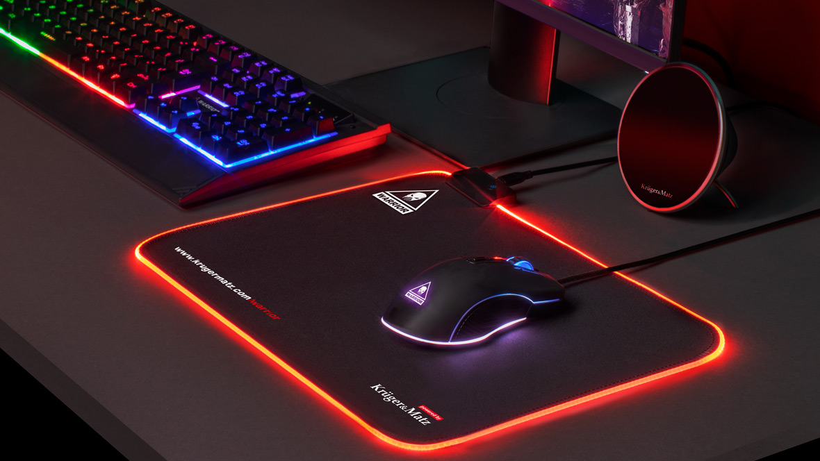 Mouse pad gaming iluminat LED Kruger&Matz