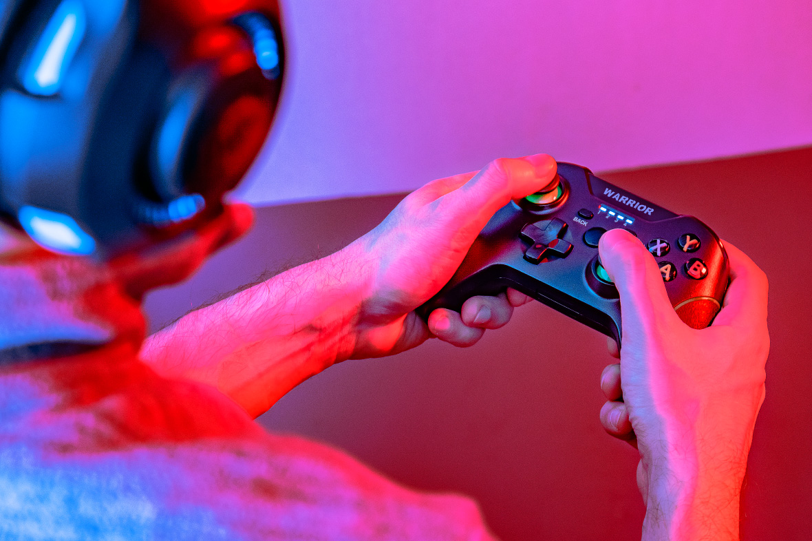 Conform cu originalul Gamepad wireless