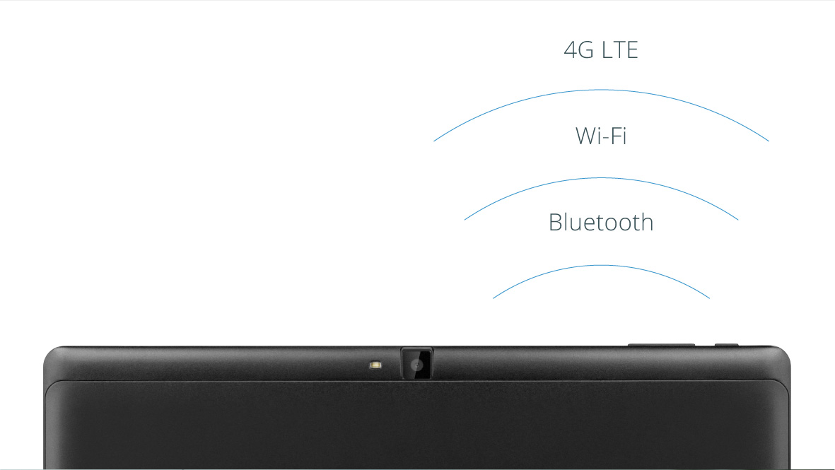 Tableta EAGLE 1068 iti ofera conexiune wireless oriunde te afli; modemul 4G iti garanteaza acces la internet chiar daca nu esti in raza unei retele Wi-Fi, iar conexiunea Bluetooth iti permite transferul usor de date.