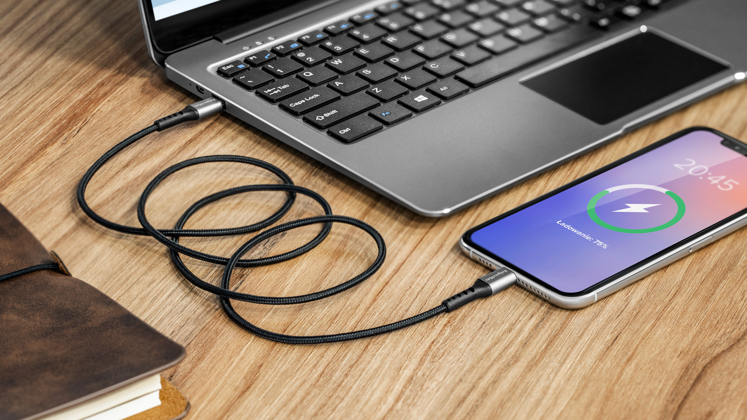 Cablu USB C – Lightning Kruger&Matz Cablu USB C – Lightning Kruger&Matz