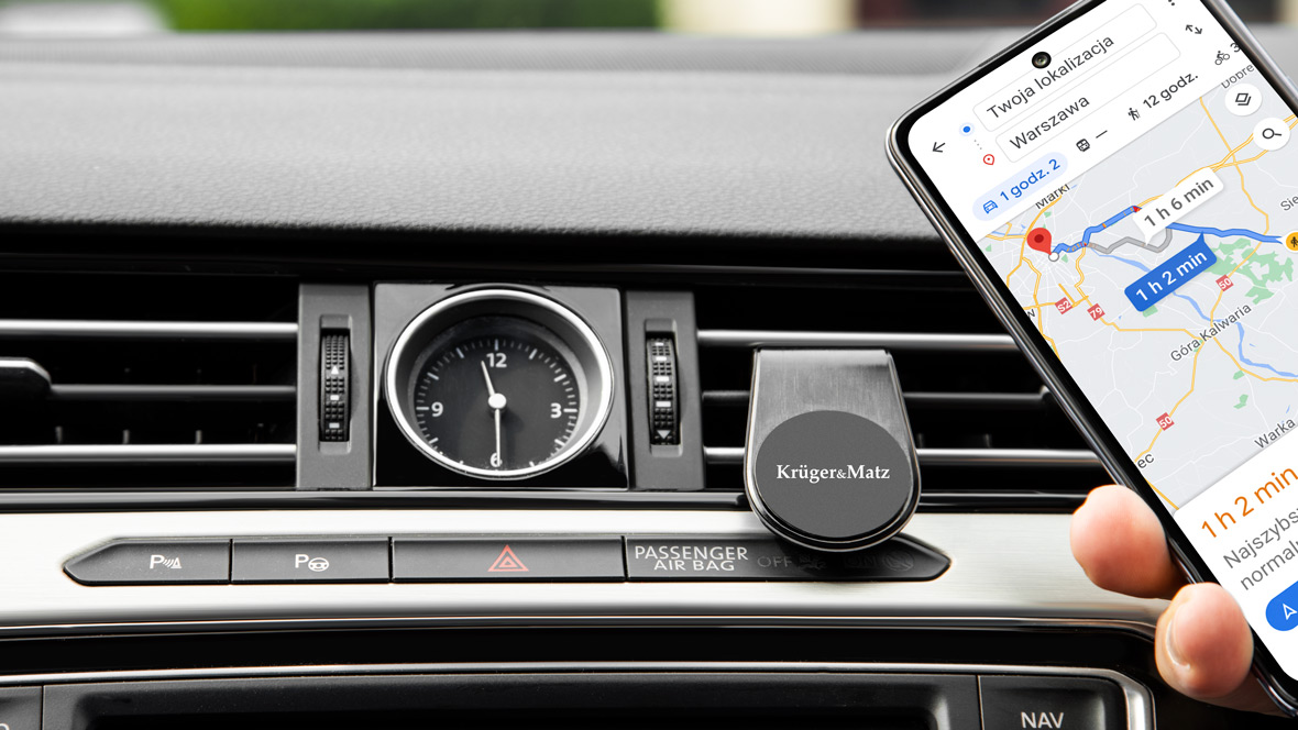 Suport magnetic pentru telefon Kruger&Matz Suport magnetic pentru telefon Kruger&Matz
