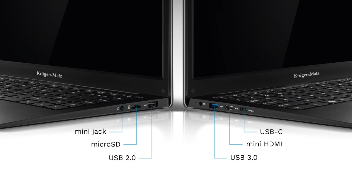 Ultrabook cu miniHDMI, USB C si cititor de card SD