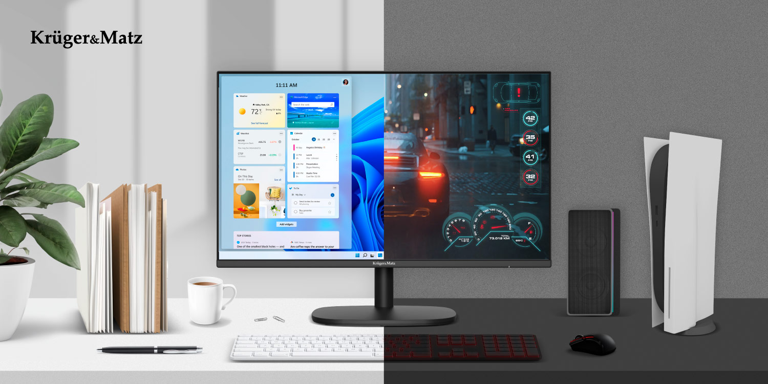 Monitor pentru computer 24” Kruger&Matz Monitor pentru computer 24 inch