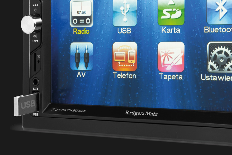 Radio auto cu USB, AUX, SD Radio auto cu USB, AUX, SD