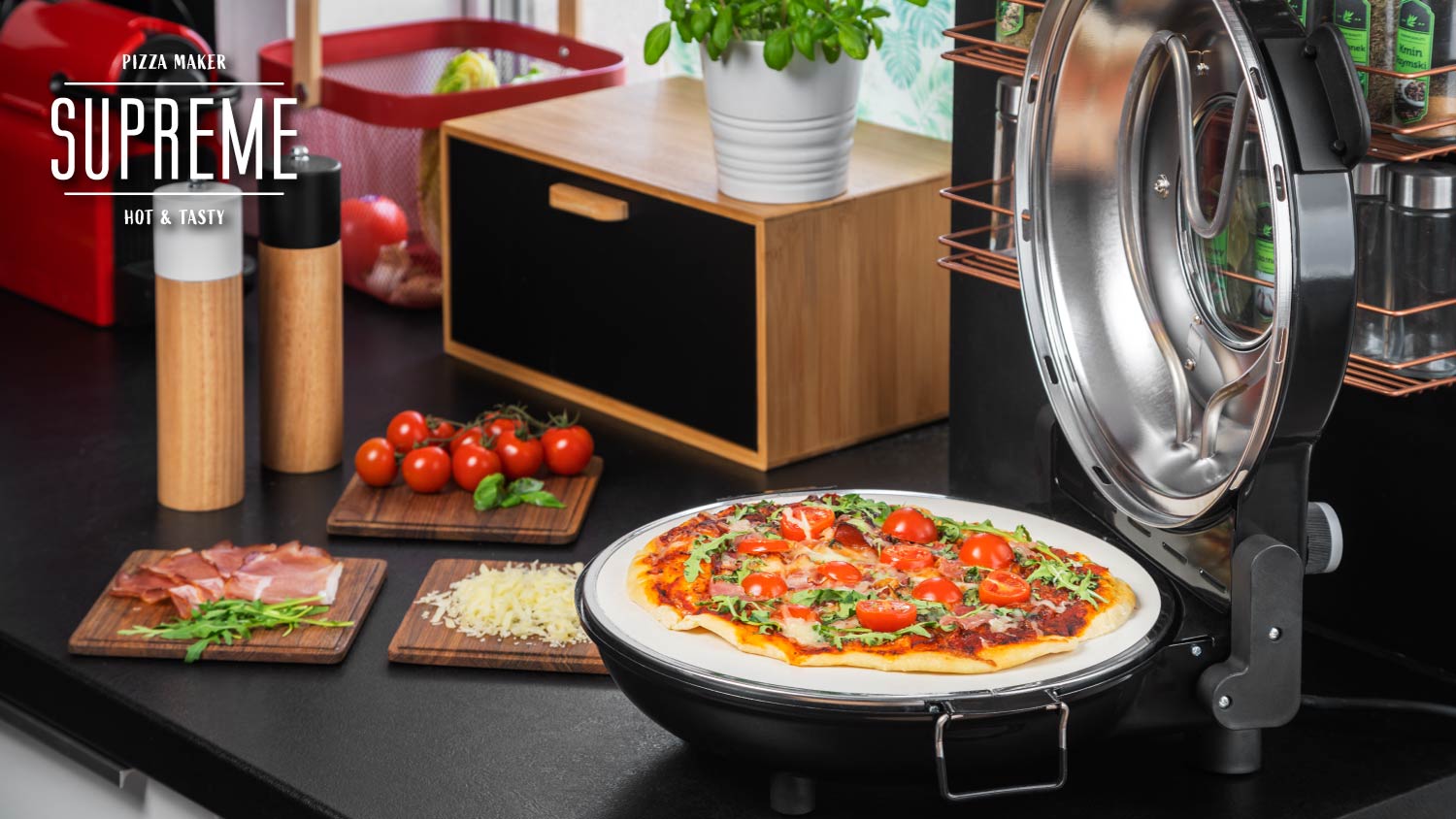 Cuptor de pizza pentru acasa Teesa Supreme