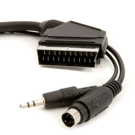 Cablu Scart/svhs+3.5mm - 1.5m