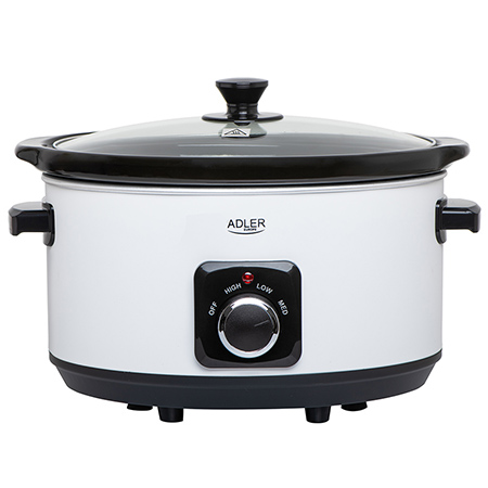 Slow Cooker 5.8l Ad 6413 Alb Adler