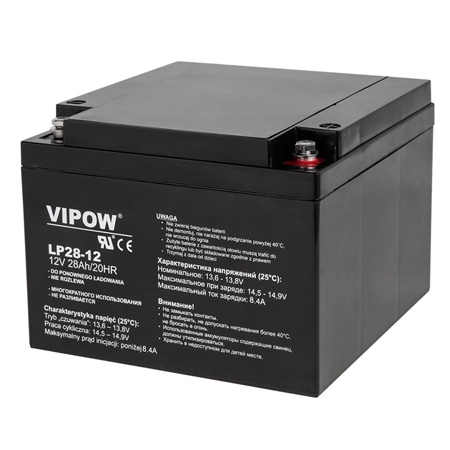 Acumulator Stationar Plumb Acid 12v 28ah Vipow Acumulator Stationar Plumb Acid 12v 28ah Vipow
