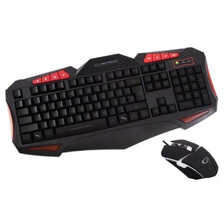 Tastatura Gaming Iluminata + Mouse Shelter Esperanza Tastatura Gaming Iluminata + Mouse Shelter Esperanza