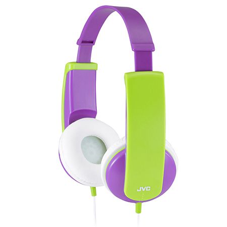 Casti Audio Pentru Copii Violet/verde Ha-kd5-v Jvc