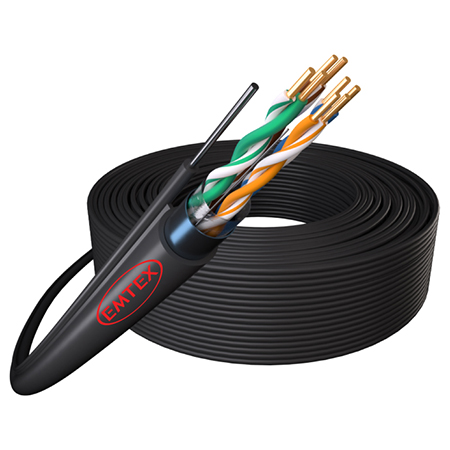 Cablu Ftp Cat5e Cu Sufa Cupru 24awg 305m Emtex