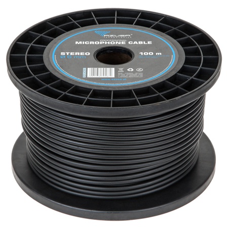 Cablu Microfon Stereo Profesional Ofc 6mm 100m Cablu Microfon Stereo Profesional Ofc 6mm 100m