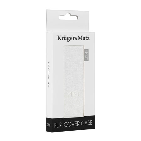 Flip Cover Alb Mist Kruger&matz