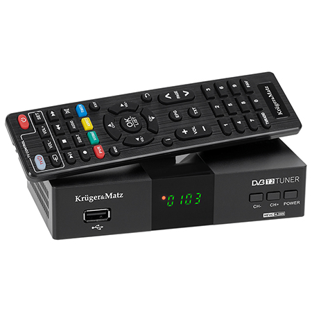 Tuner Dvb-t2 H.265 Hevc Kruger&matz