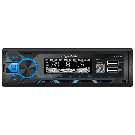 Player Auto 1 Din 4x15w Kruger&matz