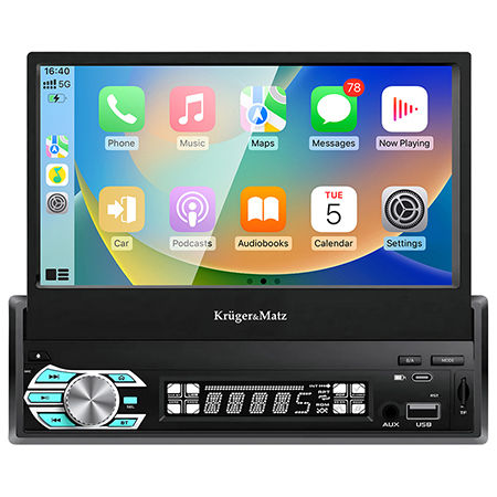 Player Auto 1din 4x16w Kruger&matz
