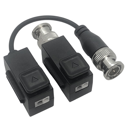 Set Video Balun Pasiv Utp-bnc 4k Hikvision