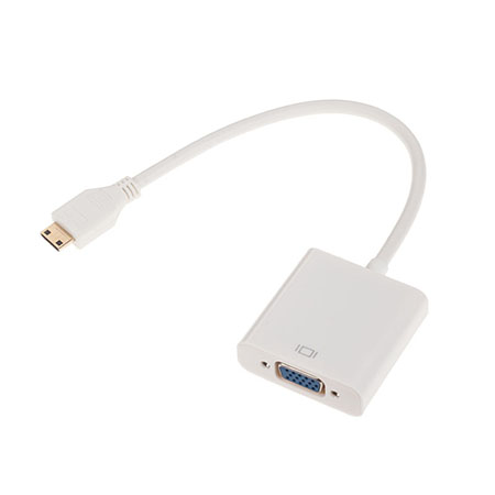 Adaptor Mini Hdmi Tata - Vga Mama & Audio Adaptor Mini Hdmi Tata - Vga Mama & Audio
