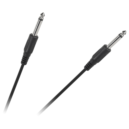 Cablu Microfon 6.3 Mono - 6.3 Mono 1m